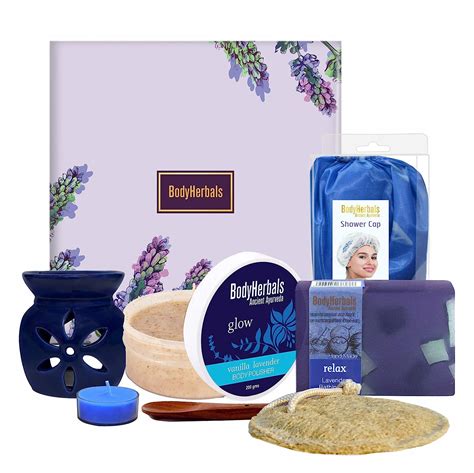Buy BodyHerbals Lavender and Vanilla Bath & Body Care Spa Gift Set for ...