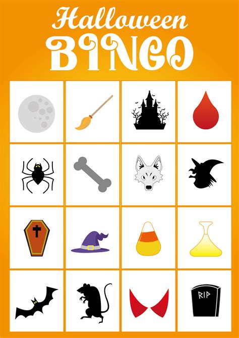 Printable Free Halloween Bingo Cards