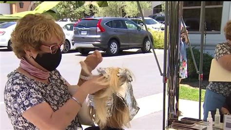 Cut and Color Al Fresco: Orange County Hair Salon Takes Services ...