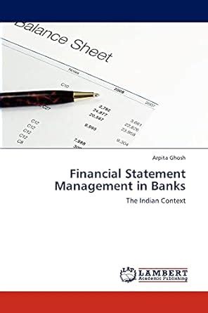 Buy Financial Statement Management in Banks Book Online at Low Prices ...