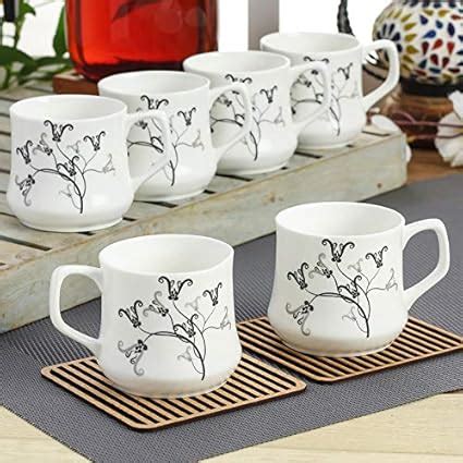 Buy Clay Craft - Mike Coffee Mugs Set, 6-pieces, 210ml, MW28 Online at ...