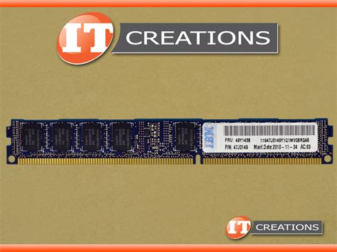 49Y1438 IBM 2GB 2RX8 PC3-10600R VLP REGISTERED ECC DDR3-1333 MEMORY MODULE