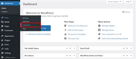 How to Add a New Category in WordPress