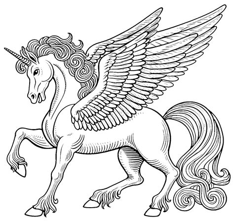 Pegasus Coloring Pages 🦄: 11 Free Printable Sheets