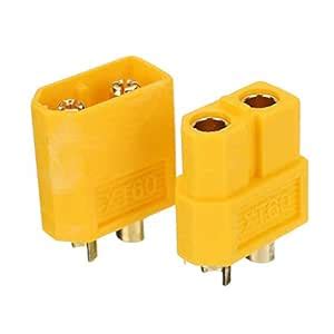 REES52 XT60 Male/Female Bullet Connector Plugs For RC Lipo Battery XT60 ...