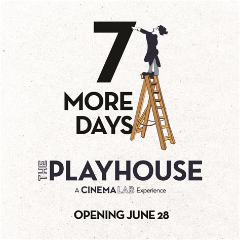 Cinema Lab on LinkedIn: 📣 ONE MORE WEEK 📣 The Playhouse, a Cinema Lab ...
