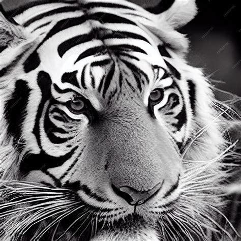 Black And White Tiger Photography