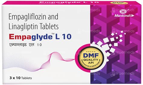 Empaglyde L 10 Tablet 10 - Uses, Side Effects, Dosage, Price | Truemeds