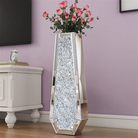 Unique Diamond Large Floor Vases