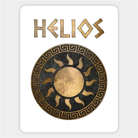 Helios Greek God Of The Sun Ancient Symbol Magnet in 2024 | Greek gods ...