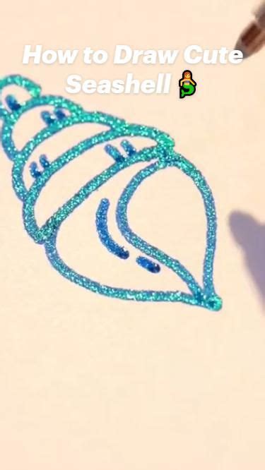 Image result for How to Draw Cute Shell