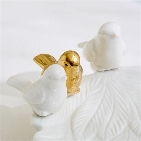 Buy Brighton Rio Ceramic Birds on Leaf Decorative Platter from Home ...