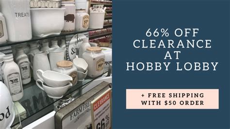 Hobby Lobby 66% off Clearance Online + Free Shipping! :: Southern Savers