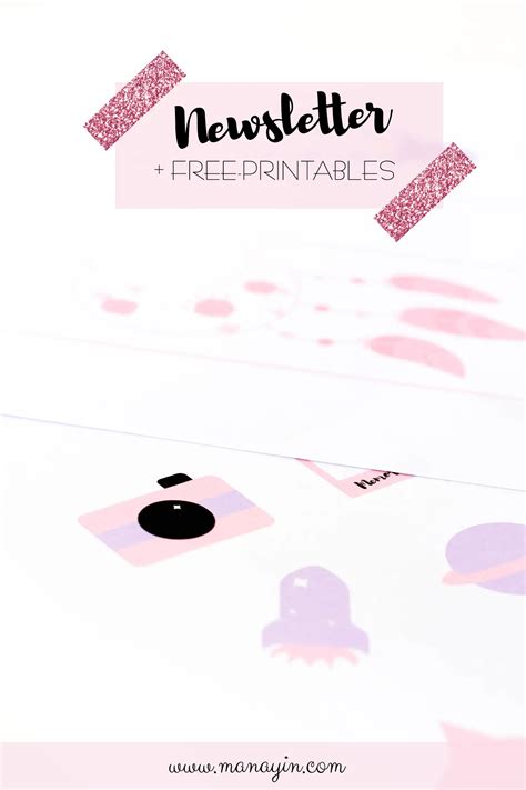Newsletter, freebies et DIY exclusif ! - Manayin
