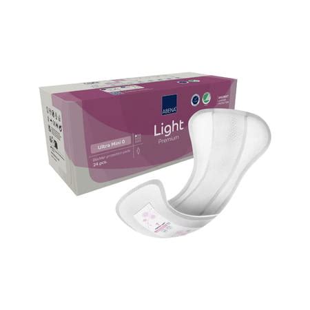 Buy ABENA LIGHT ULTRA MINI 0 - 80 ML ABSORBENCY 24 NO'S Online & Get ...