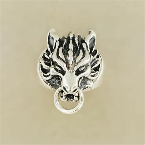 Large Final Fantasy 7 Fenrir Wolf Ring – Le Dragon Argenté