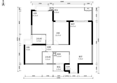 110平米户型图 – 设计本装修效果图