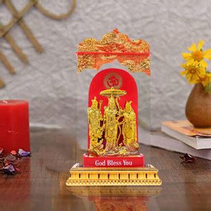 Awesome Craft Shree Ram Darbar Idol Ram Ji ki Murti For Home & Office ...