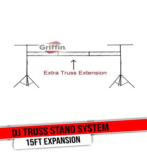 Buy Griffin DJ Trussing Stand Light System - Truss Equipment I-Beam Set ...