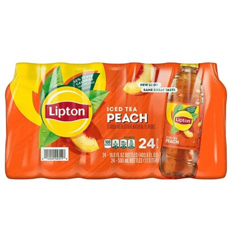 Succulent Refreshment: Lipton Peach Iced Tea, Black Tea Bliss!