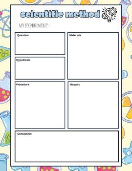 Science Experiment Worksheet Template 的图像结果