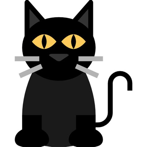 Black cat - Free animals icons