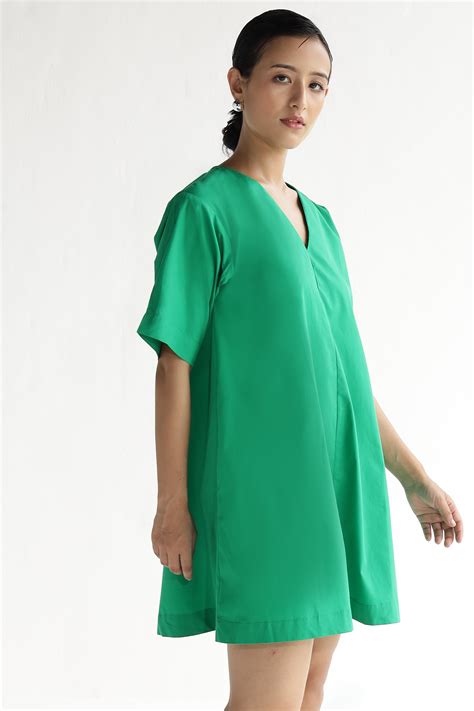 Ella Pocket Dress: Island Green – OZiSS