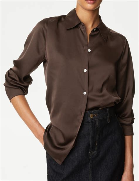 Women's Brown Tops | M&S