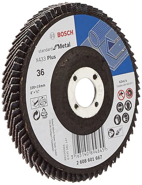 Bosch Professional Eco Flap Disc For Angle Grinders For Metal And Wood ...