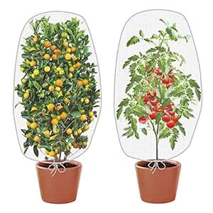 Alpurple Insect Bird Barrier Netting Mesh with Drawstring - Garden Bug ...