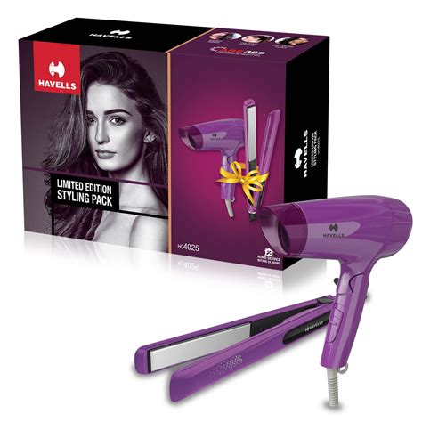 Havells HC4025 Limited Edition Styling Pack Combo (1200 W Dryer ...