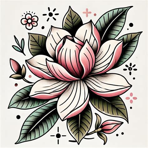 Traditional American style tattoo in 2025 | Traditional tattoo flowers ...
