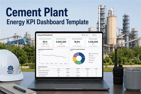 Cement Plant Energy KPI Dashboard Template