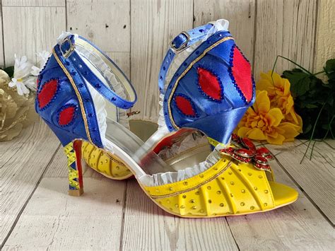 Snow White Princess Inspired Costume Shoes, Swarovski Crystals, Wedding ...