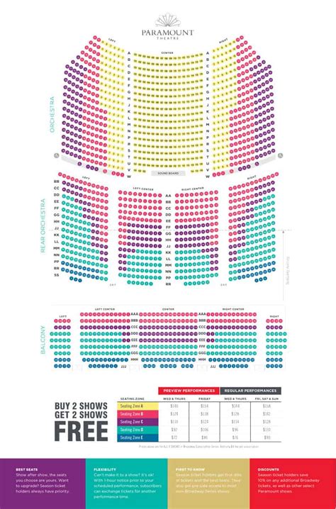 Paramount Theater Seattle Detailed Seating Chart | Cabinets Matttroy