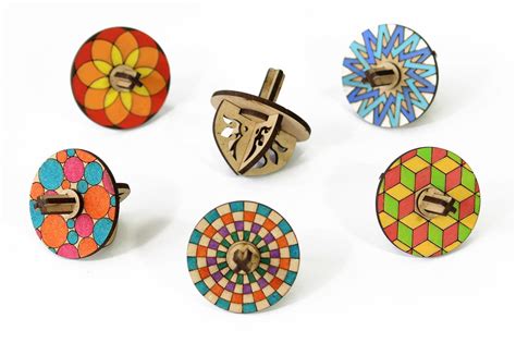 Buy Funvention Spinning Tops (Geometric Patterns) - Pack of 24 (2 Tops ...