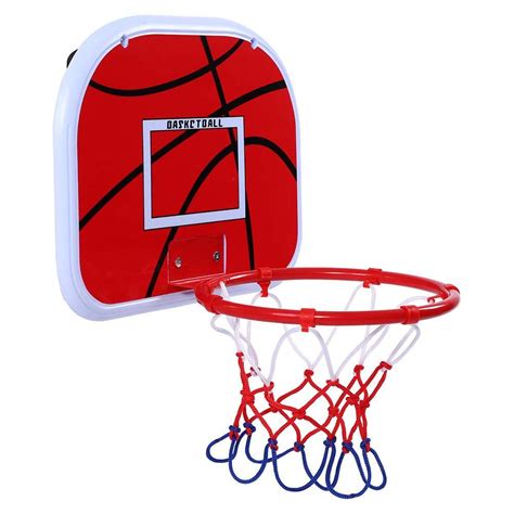 Kid Basketball Set, 14.96" x 11.4" Adjustable Suspension Netball Hoop ...