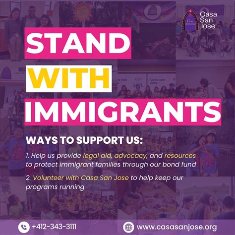 Casa San Jose | 🌟 STAND WITH IMMIGRANTS 🌟 At Casa San José, we rely on ...