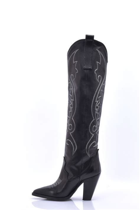 Sanctum Cardinale black cowboy boots - Italian High Heels by Sanctum Shoes