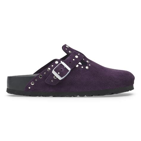 Boston Rivets Suede Leather Acai | BIRKENSTOCK