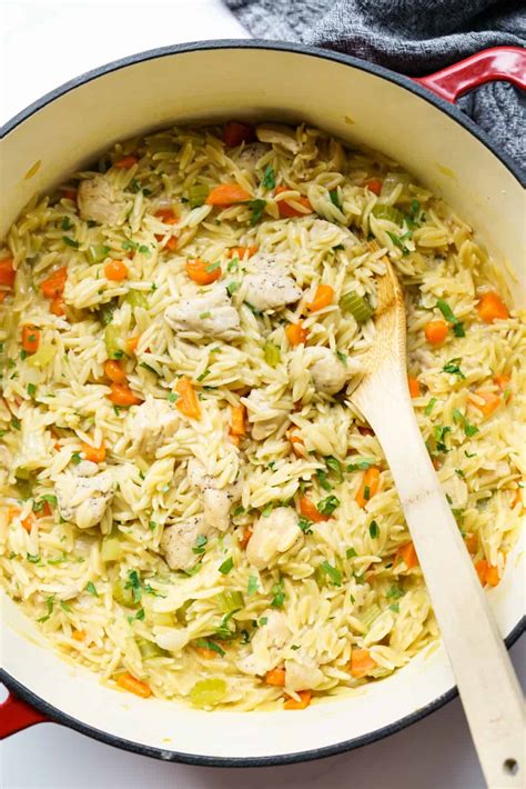Chicken and Orzo (Easy One-Pot Meal) - Joyous Apron