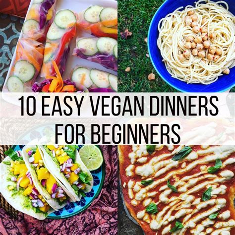10 Easy Vegan Meals for Beginners (Dinner) | The Friendly Fig