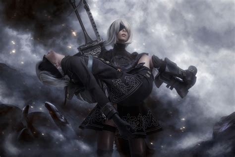 ArtStation - Nier Automata : 2B and 9S