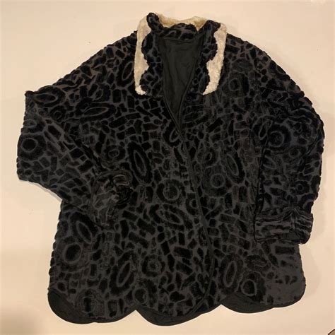 ヴィクトリアン ヴィンテージ 黒 ベロア 羽織り | brocante icaco