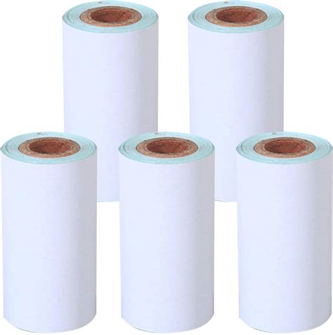 Amazon.co.jp: 5 Rolls Thermal Paper 57x30mm 5 Rolls Thermal Paper Mini ...