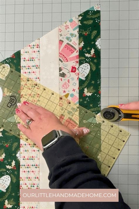 Jelly Roll Table Runner Tutorial 的图像结果