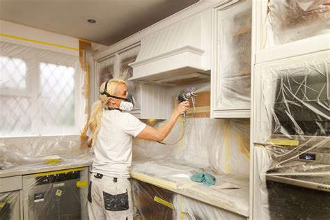Spraying Cabinets How To: Painting Kitchen Cabinets