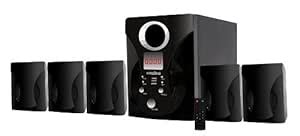 Krisons 5.1 Multimedia Speaker without Bluetooth, Black, Compatible ...