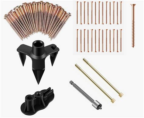 Dreyoo Squeaky Floor Repair Kit, Squeaky Floor Repair Kit for Most Wood ...