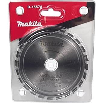 Makita D-15578 TCT Saw Blade for Wood 4" (110 mm x 20 mm x 24 Teeth ...